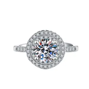 round Bag Full Inlaid Ring Tjz1167 / Adjustable Opening
