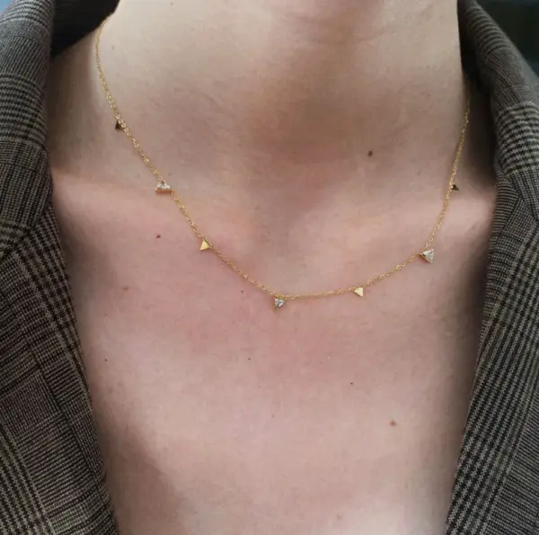 PVD Coated Real Gold Plated 18K Gold Heart 304 Stainless Steel Titanium Steel Waterproof Non Tarnish 304 Stainless Steel Titanium Steel Pendant Necklace