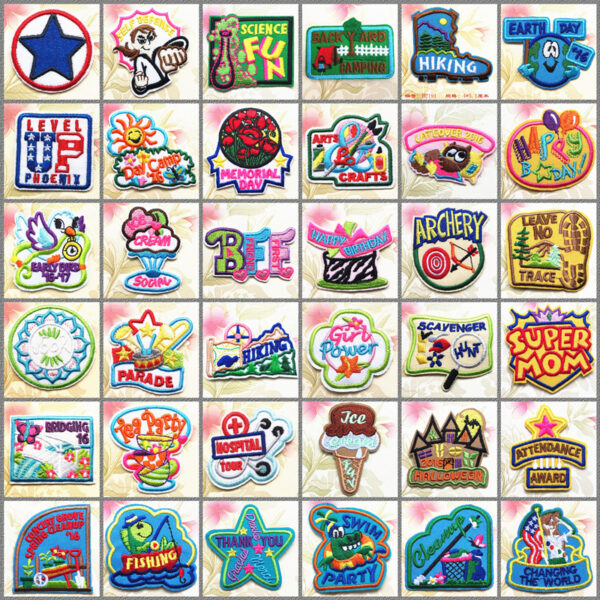 Wholesale Embroidery Color Embroidery Stap Casual Cloth Stickers Exquisite Embroidery Stickers DIY Patch New Style Cloth Stickers