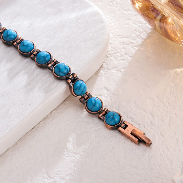 Wholesale Turquoise red copper magnetic bracelet