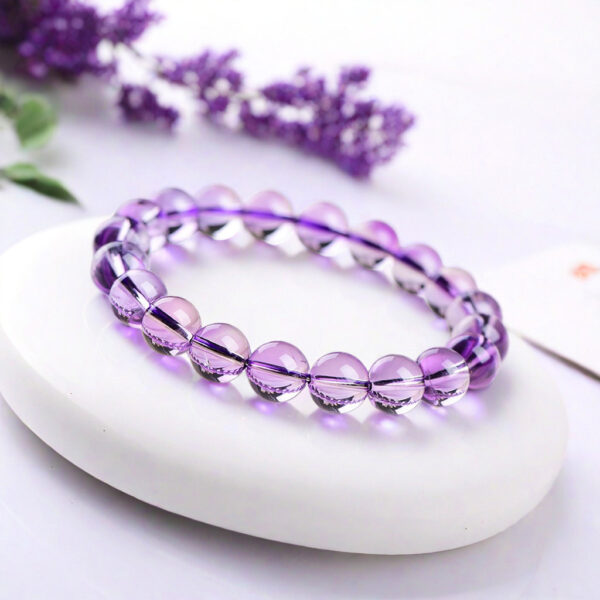 Wholesale Natural Brazil Amethyst Bracelet High Goods Clean Body Fresh and Elegant Temperament Donghai Ketang Crystal Gem