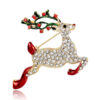 Wholesale Christmas gift deer brooch