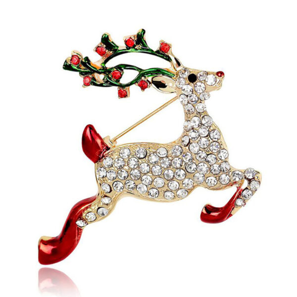 Wholesale Christmas gift deer brooch