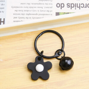 Black flowers + 3cm clamp ring + 14mm bell