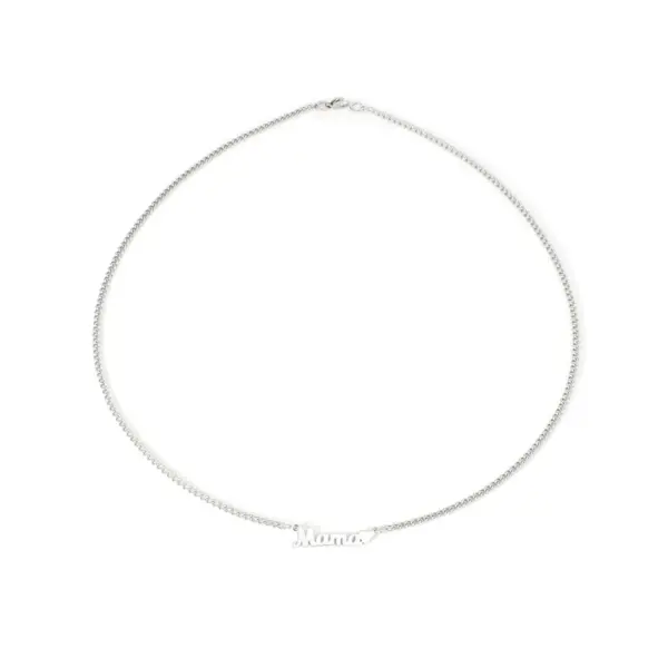 Wholesale Simple Style Letter Stainless Steel Titanium Steel Polishing Necklace 1 Piece