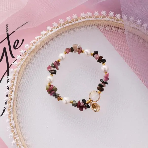 Wholesale Geometric Natural Stone No Inlaid Bracelets In Bulk