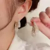 Wholesale 1 Pair Ig Style Shiny Geometric Plating Inlay Copper Zircon 14k Gold Plated Drop Earrings