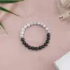 Wholesale Simple Style Color Block Stone Natural Stone Bracelet In Bulk