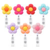 oly-3da95282993a8741e43f7e01c3f9ad3d Wholesale Resin Color Flower Easy-Pull Buckle Easy-Pull Doctor Nurse Student Gift Office Retractable Badge Scroll