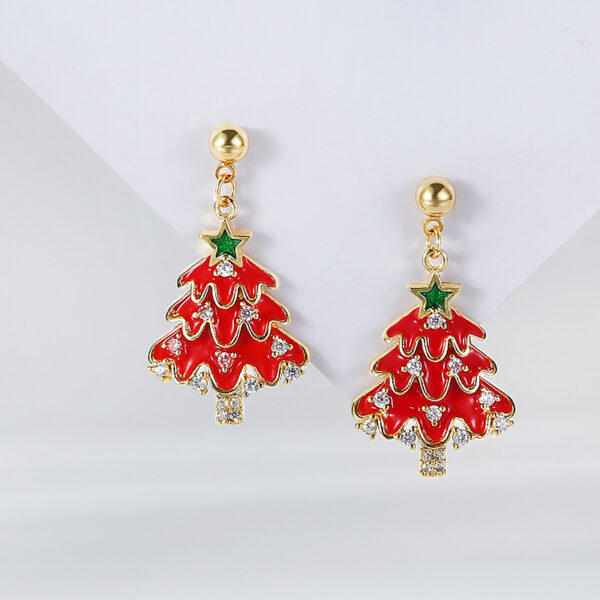 Wholesale Christmas Collection Asymmetrical Earrings