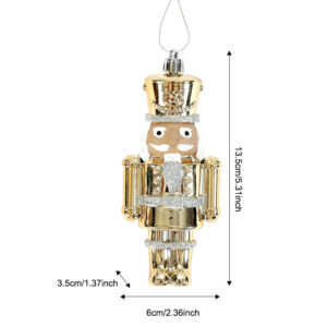 Gold Walnut Soldier Pendant