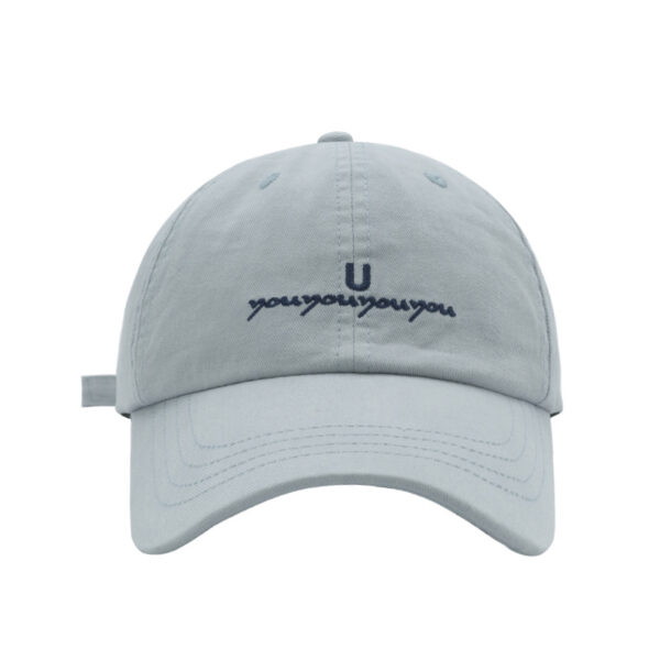 Wholesale Men's and women's same fashion letter embroidered baseball cap spring and summer Korean style cole's all-match wide brim peaked cap makes face look small