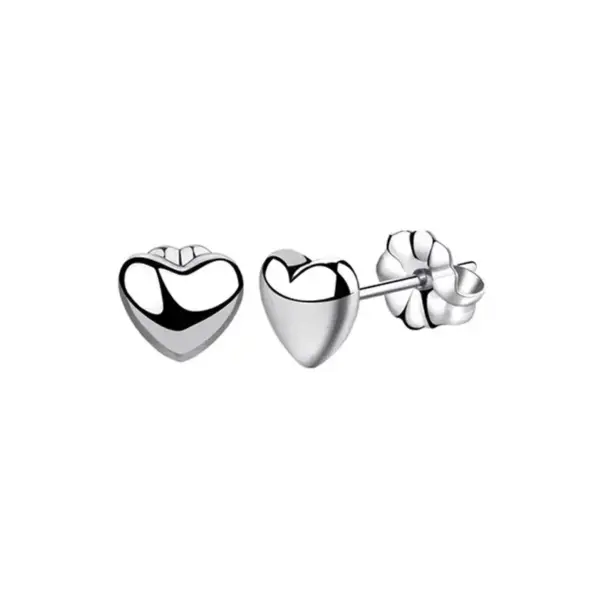 Wholesale 1 Pair Simple Style Streetwear Commute Pentagram Moon Heart Shape 304 Stainless Steel Ear Studs