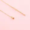 Wholesale PVD Coated 18K Gold Plated Letter Constellation Titanium Steel Simple Style Waterproof Non Tarnish Pendant Necklace
