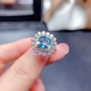 Sea Blue Ring [Adjustable Opening]]