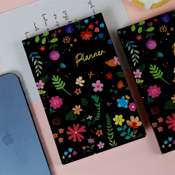 Wholesale Creative Cool Flower Series Portable Notebook Amazon Cross-border Best-selling Book Student Essential Notebook