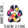 Wholesale Xiao Tian Art Claw Embroidery Cloth Sticker Bag Decoration Computer Embroidery Label Pet Claw Patch Cats Cow