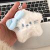 Wholesale Blue Plush Star Cat Doll Pendant Bag Five-pointed Star Pendant Car Key Pendant Girlfriend Accessories