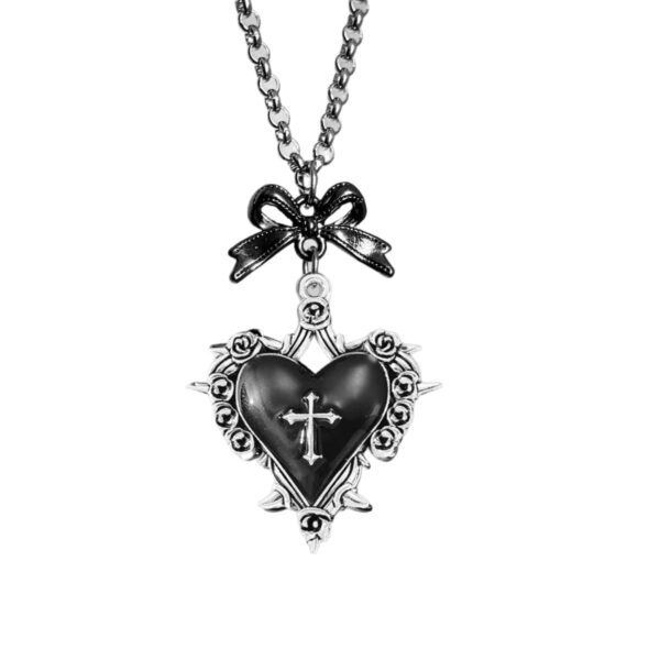 oly-3e0520a7efc2bc921d3758ac62304301 Wholesale Gothic y2k subculture red love n pendant necklace factory direct