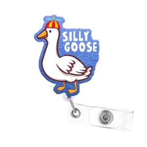 Blue goose wearing a hat