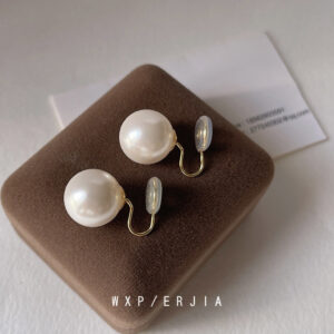 Mosquito coil pearl ear clip (14mm) to send rubber pad