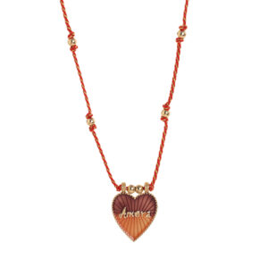 Red love necklace