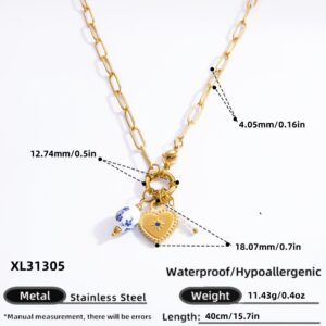 XL31305 / Electroplated 18k real gold