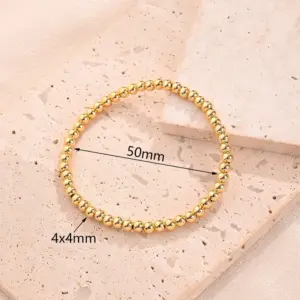 Ball Bracelet (Gold) / 1 Strand/Package