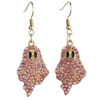 Wholesale Halloween Pumpkin Ghost Diamond Earrings