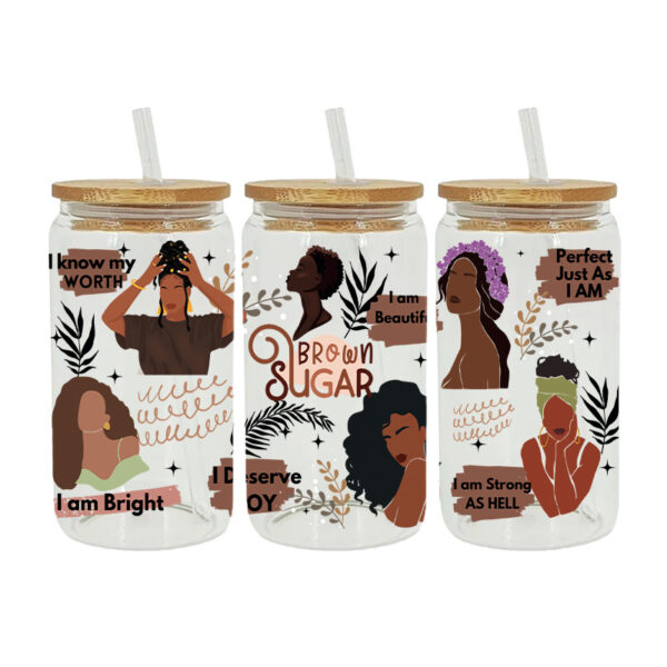 Wholesale Black butterfly 16oz Cup UV DTF Wraps