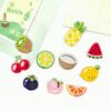 Wholesale Cartoon Fruit Computer Embroidery Chapter Embroidery Decorative Sticker Clothing Accessories Patch Hand Account DIY Embroidery Chapter Self-adhesive