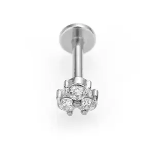 Silver / One Size / 4#