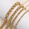Wholesale Classic Style Round Stainless Steel Plating Bracelets