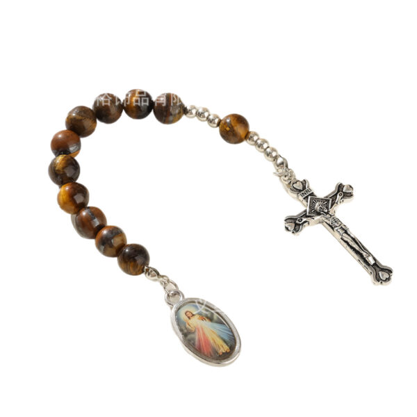 Wholesale Tiger Eye Rosary Prayer Gemstone Bracelet