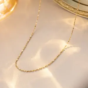 03-Petal Chain 40+5cm-Gold / A Bundle of One Hundred Pieces Without Packaging