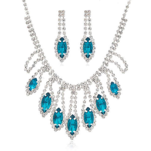 Wholesale Princess style crystal full diamond necklace