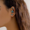 Wholesale Bohemian ethnic turquoise earrings