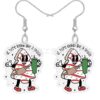 Wholesale Christmas Santa Claus Acrylic Earrings