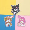 Wholesale DIY Sanrio embroidered patches for clothes, backpacks, scarves, hats, ironing, sewing, badges, and stickers.