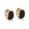 Simple Style Circle Copper Zircon 18K Gold Plated Gold Plated Earrings