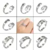 Wholesale PVD Coated 18K Gold Real Gold Plated Number 201 Stainless Steel Retro Waterproof Non Tarnish Open Ring