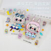 Wholesale Labubu creative stickers waterproof tear not bad hand account decoration DIY adhesive mobile phone stickers factory direct