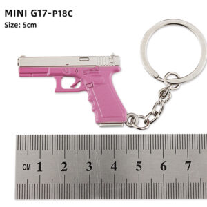 5cm mini P18C Glock HP-Silver Rose Red / Mini