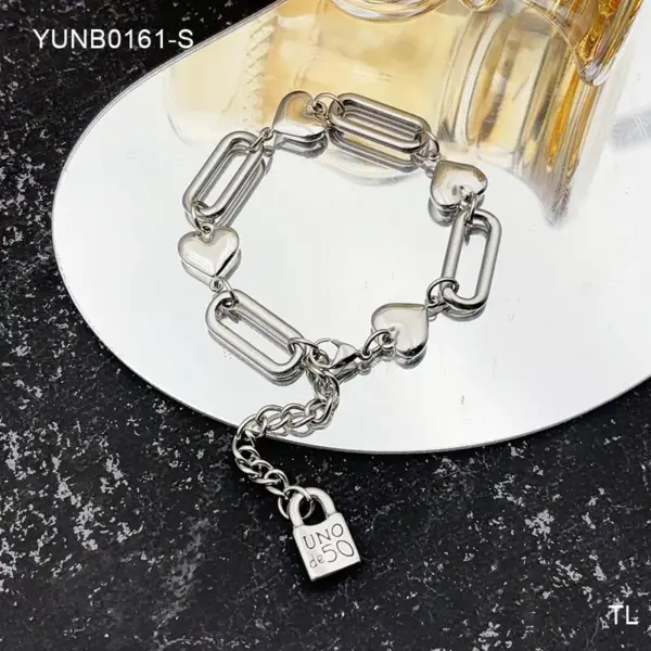 Wholesale 304 Stainless Steel Solid Color PVD Coated Stone-Free Real Gold Plated Simple Style Waterproof Non Tarnish Plating Chain Ball Chain Gold Bracelets
