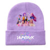 Wholesale 2025 Amazon New K-pop Witcher Girl Group Print Knitted Hat, Fleece Hat, Warm Hat for Teenagers and Boys