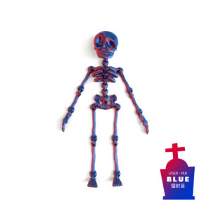 Skeleton-laser red and blue-17.5cm