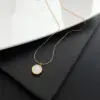 Wholesale Elegant Geometric Titanium Steel Necklace