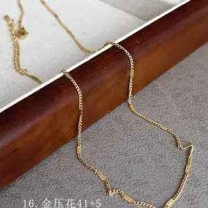 16. Gold Embossing 41+5 (B5-6) / Titanium Steel/Polishing/Furnace Vacuum Plating 18K Gold