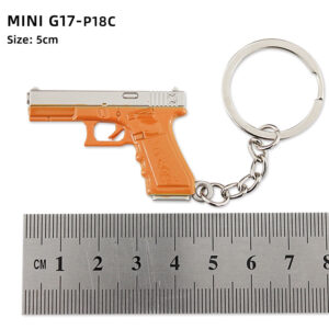 5cm mini P18C Glock HP-silver Orange / Mini