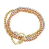 Wholesale Jewelry Fashion Geometric Copper Artificial Gemstones Diamond Bracelets